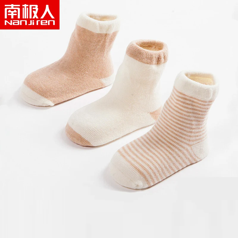 

nanjiren Baby cloths baby socks warm breathable comfortable baby socks 3packs cotton socks