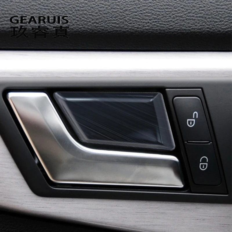 

Car Styling For Mercedes Benz GLK X204 stainless steel Interior Door Handle Bowl Covers frame Car Stickers Trim Auto Accessories