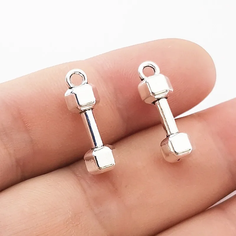 10 шт. подвески фитнес-оборудование гантели 21x6x6 мм