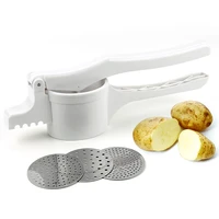 fruit vegetable press juicer crusher squeezer stainless steel potato ricer masher household kitchen cooking tools