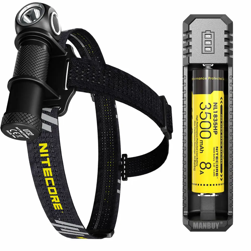 

NITECORE UT32 + Ui1 Зарядное устройство USB + аккумулятор 18650 1100LM холодный + теплый CRI налобный фонарь Открытый Бег Кемпинг Бесплатная доставка