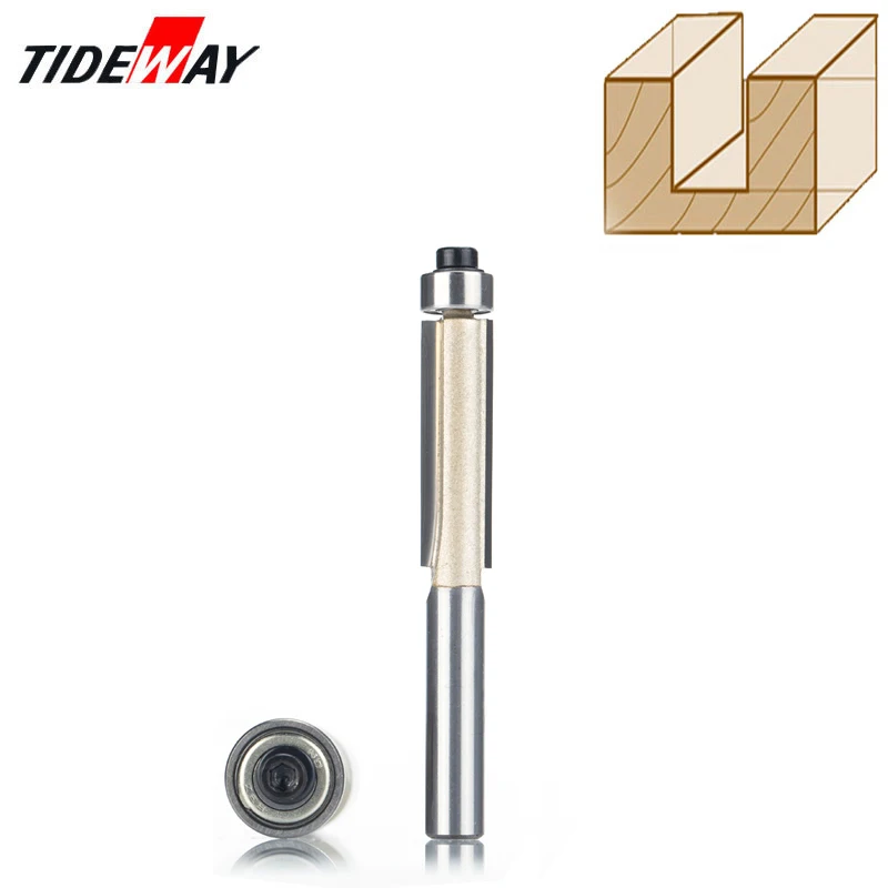 Концевая фреза Tideway 1/4 дюйма хвостовик для столярных работ резьбы по дереву