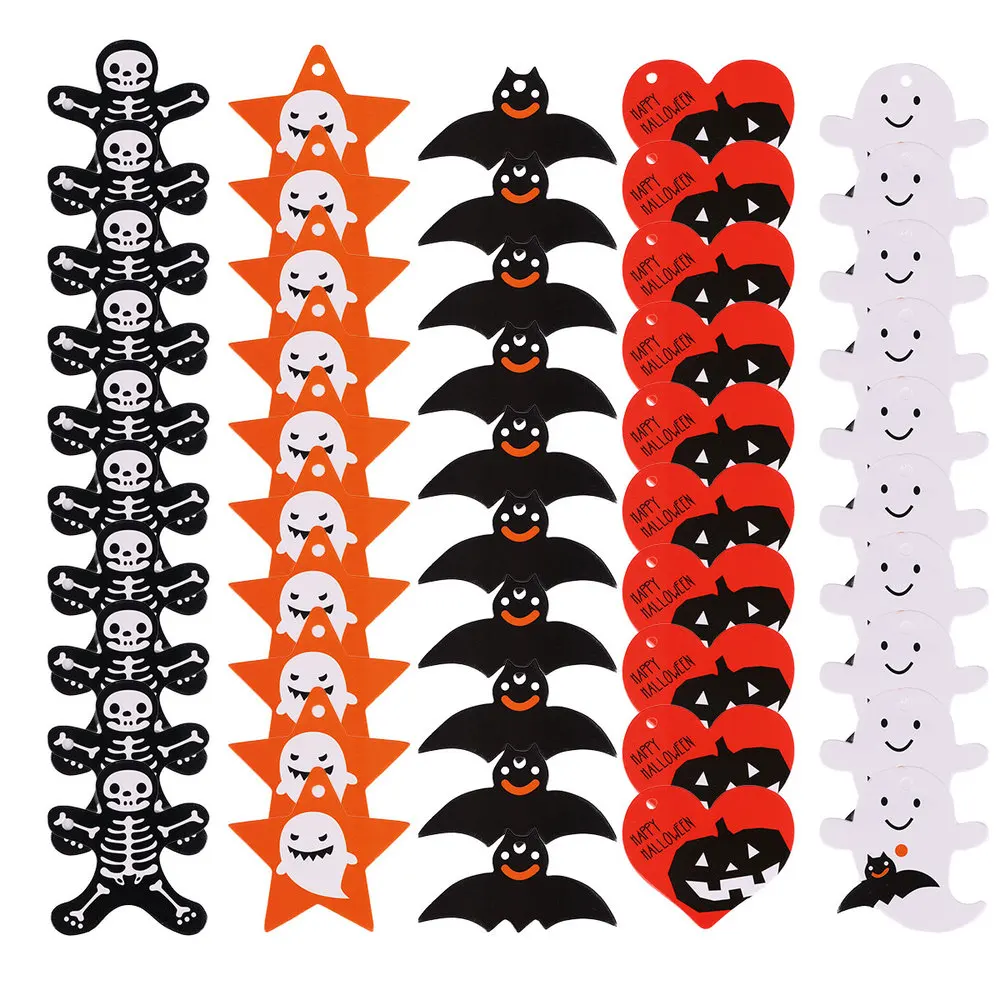 

50pcs Tags Hanging Gift Tag Candy Box Decorating (Random Pattern)