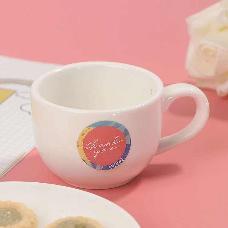 

500stickers/roll Colorful Thank You Stickers Taste Order Wedding Envelope Seals Diy Gifts