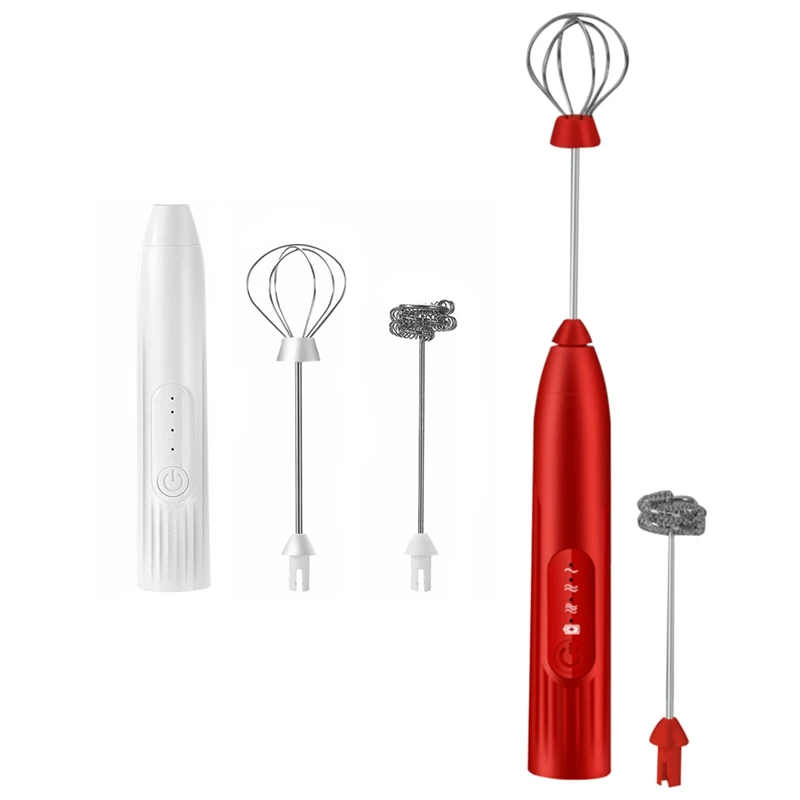 

Electric Milk Frother Egg Beater Kitchen Drink Foamer Whisk Frothy Blend Mixer Coffee Cappuccino Creamer Whisk
