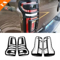 chromeblack for great wall cannon gwm poer ute 2021 2022 accessories car rear tail light lamp frame deco sticker cover moulding