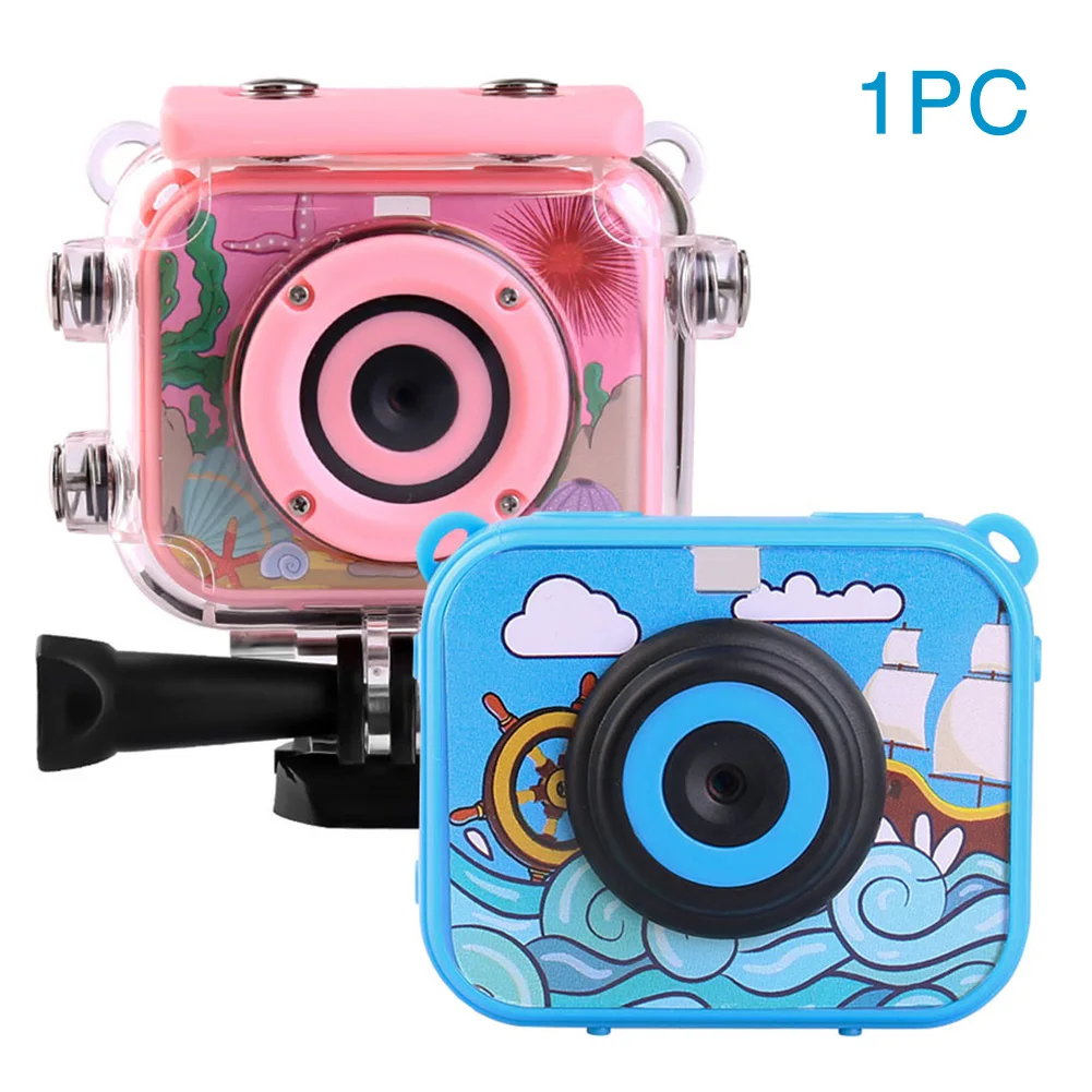 Детская USB перезаряжаемая 2 Дюймовая видеокамера с экраном анти осенняя мини