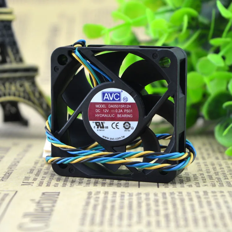 

Новое охлаждение двигателя 5 см/4 провода/PWM 5015 DA0515R12H 12 В 0.2A