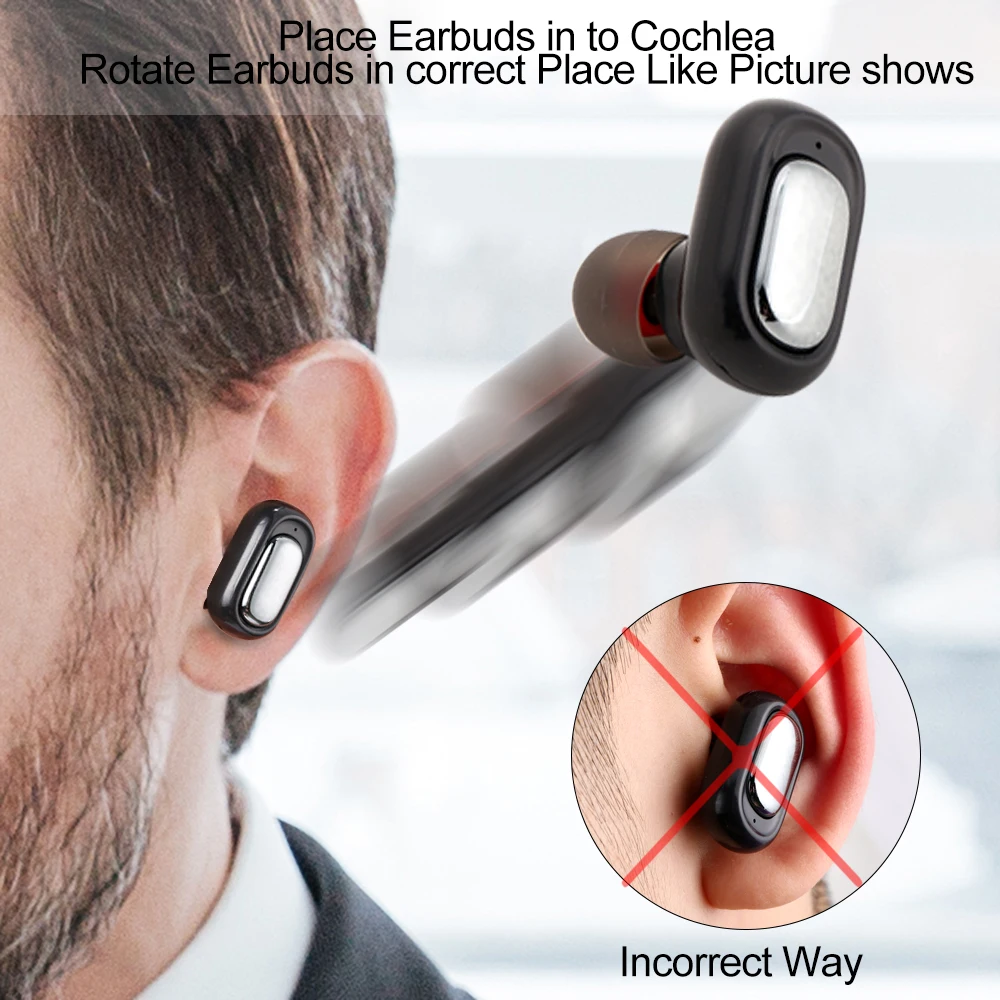 

L1 TWS Bluetooth 5.0 Earphone 3D Stereo HIFI Sports Gaming Handfree Wireless Earbuds With Micphone IPX5 Waterproof