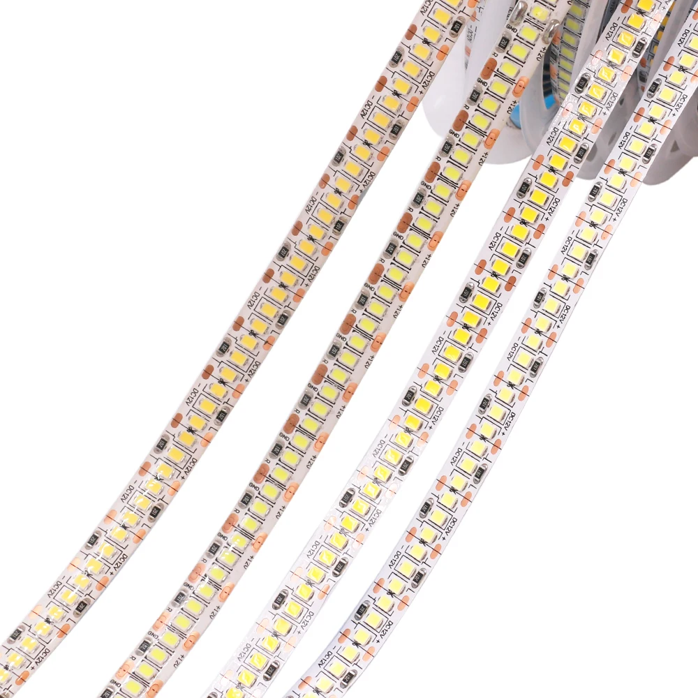 

5m SMD 2835 LED Strip Light DC 12V 480LED 240LED Tape Flexible LED Lights Indoor Lingting for Home Decoration Waterproof IP67