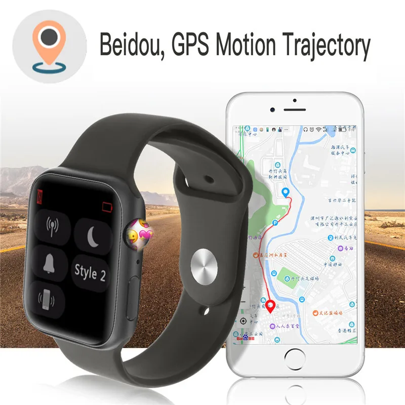IWO 10 Bluetooth Смарт часы серии 4 1:1 обновленный gps трекер спортивные умные для мужчин