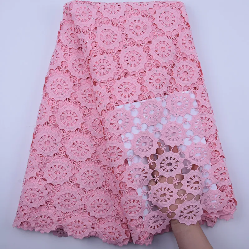 Водорастворимый французский гипюр вуаль кружевная ткань Африканская чистая