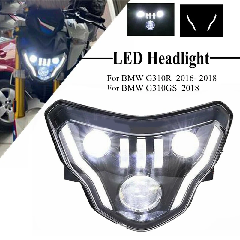 

Motorcycle LED Headlight head light lamp Light for-BMW G310GS G310R 2016-2020