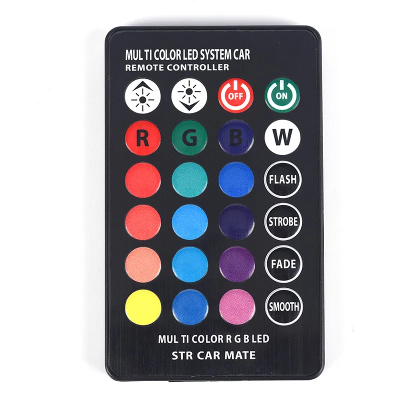 2 шт. T10 5050 SMD RGB 6 светодиодный автомобильный клиновидный боковой светильник