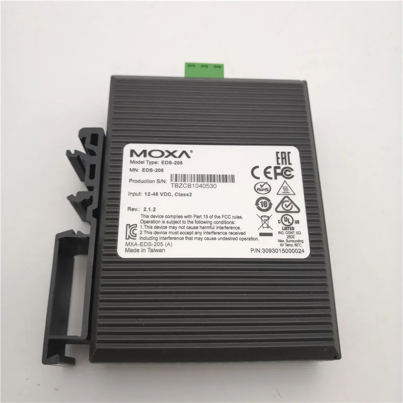 

MOXA EDS-408A-T Entry-level managed Ethernet switch with 8 10/100BaseT(X) ports