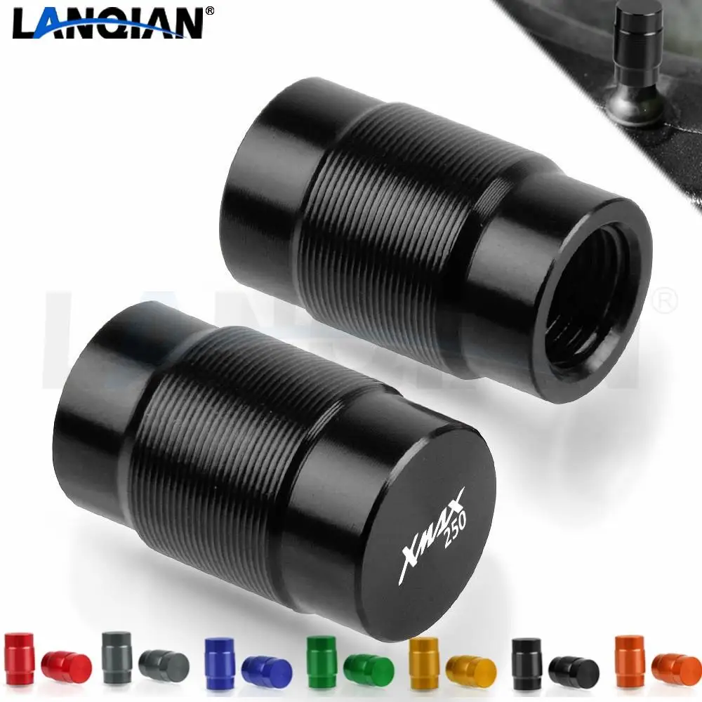 

For Yamaha XMAX 250 Motorcycle Aluminum Wheel Tire Valve Stem Caps Airtight Covers tracer XMAX 250 XMAX-250 2017 2018 2019