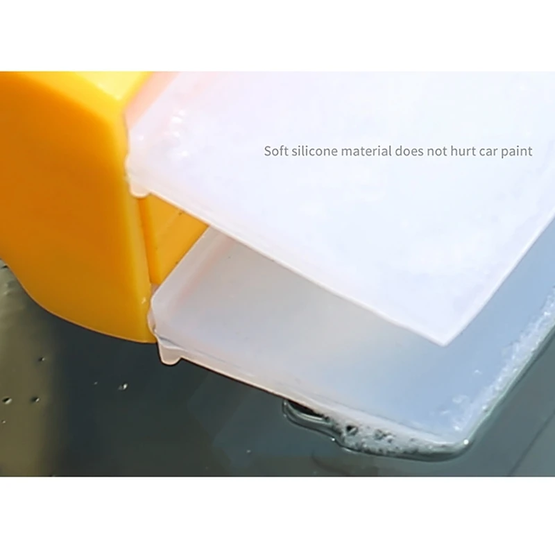 Car Soft Double Row Silicone Blade Water Wiper Scraper Squeegee Snow Wash Window Cleaning Tools | Автомобили и мотоциклы