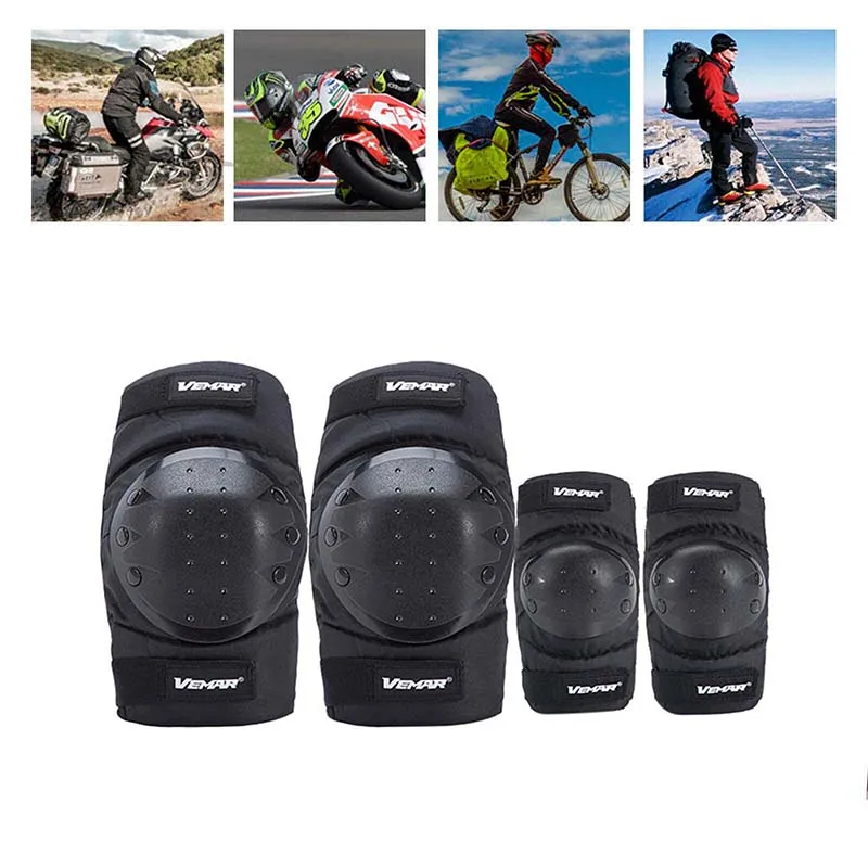 4 шт./компл. открытый налокотник наколенник с рукавом противоударный