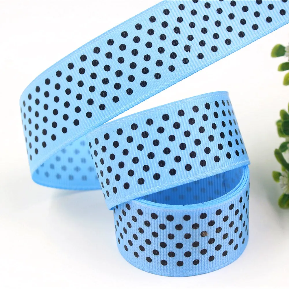 1 дюйм 25 мм 10 ярдов корсажные ленты с черными точками аксессуары и украшения