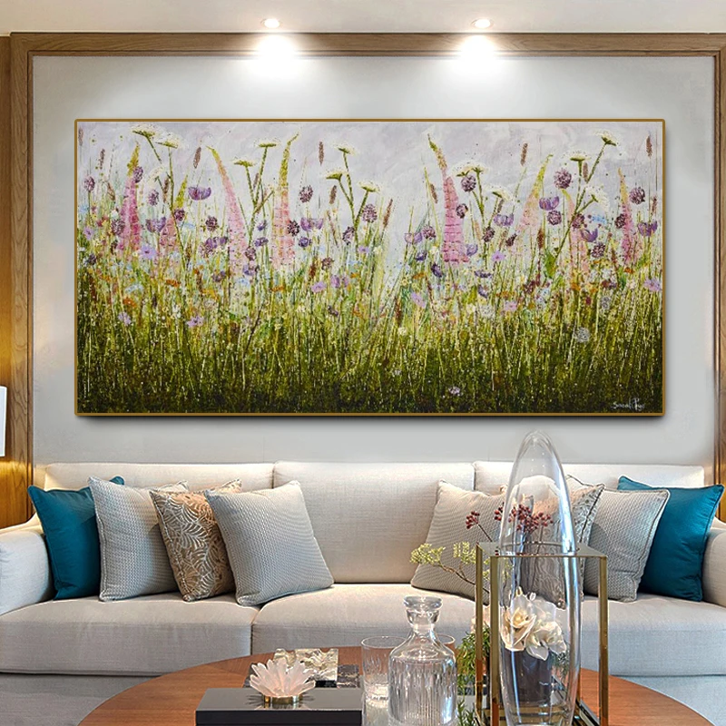 

Art Painting Plant Flowers Canvas Painting Print Posters and Prints Home Living Room Wall Decoration Painting