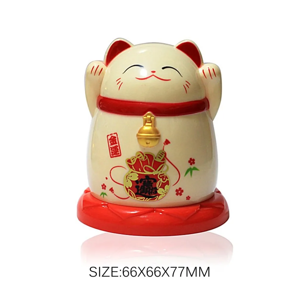 Китай lucky cat Диспенсер Для Зубочисток коробка держатель пластиковые коробки для хранения гостиная кухня аксессуары дома фэн шуй декоративные
