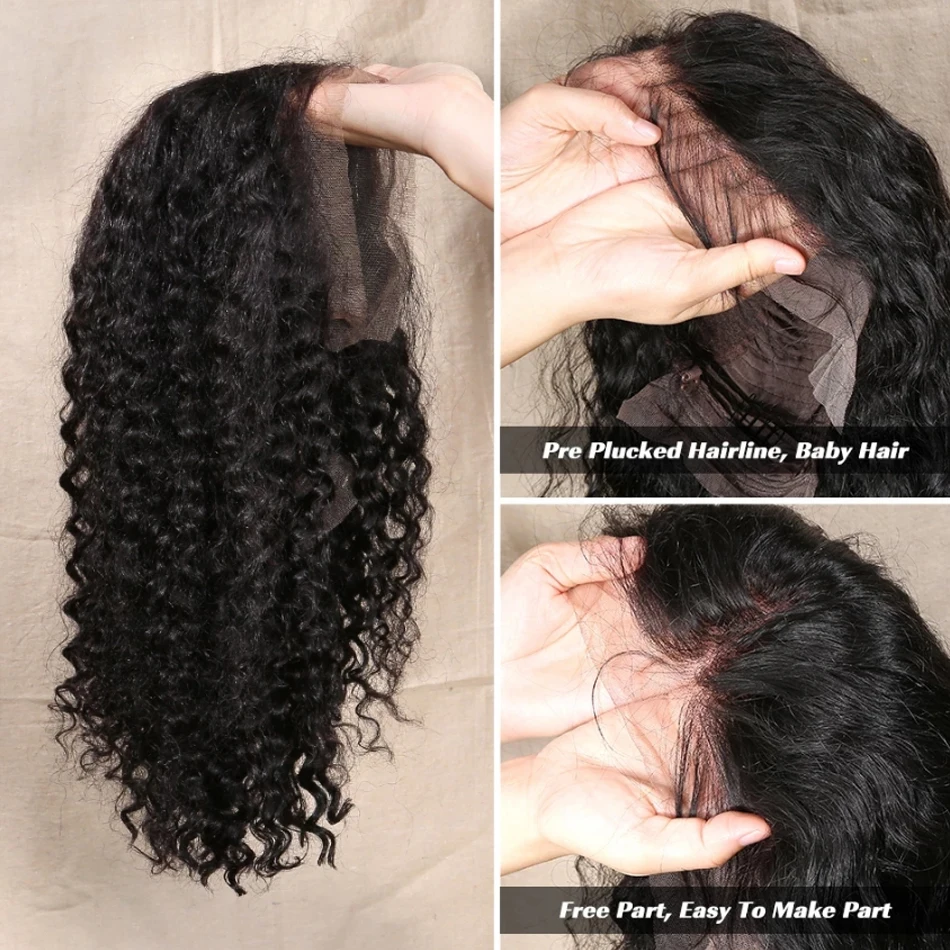 Short Wigs Human Hair Bob 4X4 Closure Wig Kinky Curly Brazilian Virgin Jerry Curl 8-16 Inch Natural Hairline 13X4 Bob Curl Wig