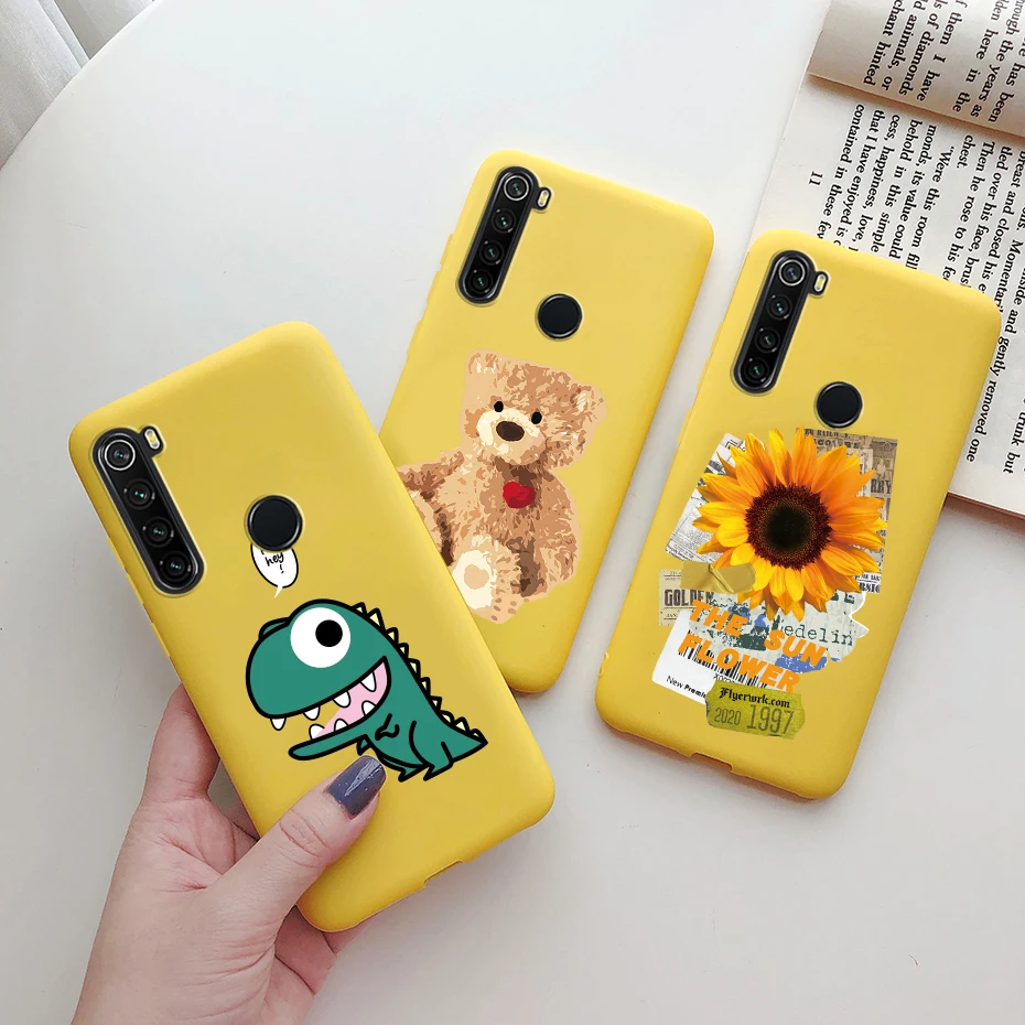 Чехол для телефона Xiaomi Redmi Note 8T силиконовый чехол с милым мультяшным рисунком