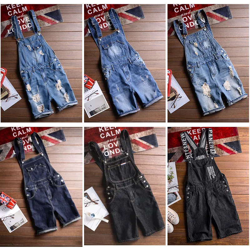 

Для Мужчин's комбинезоны для девочек цельнокроеное летнее платье Джинсовые комбинезоны Для Мужчин's Шорты кольца в виде пятиконечной джинсовые Шорты тонкий комбинезон Размеры S-5XL