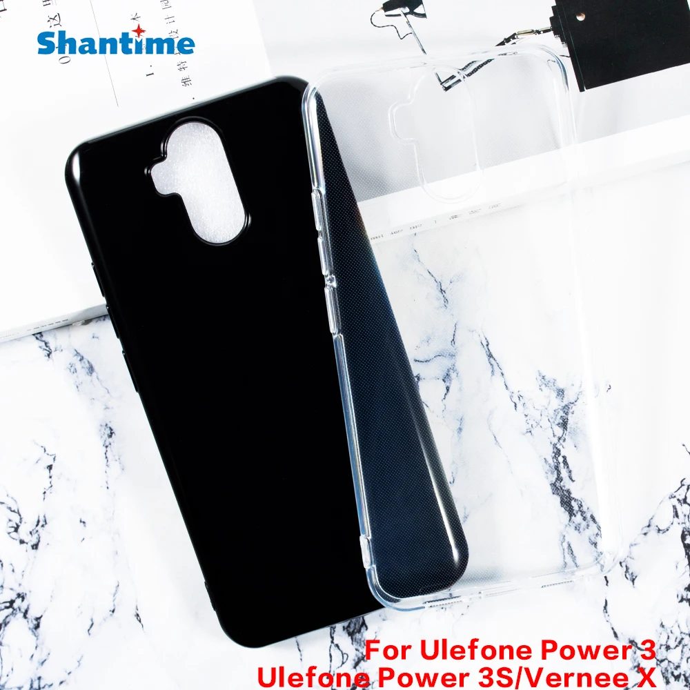 Силиконовый защитный чехол для Ulefone Power 3 мягкий из ТПУ телефона 3S Vernee X | Мобильные