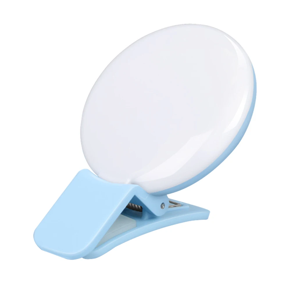 

Mobile phone selfie LED ring light rechargeable and portable, suitable for mobile phone and tablet video