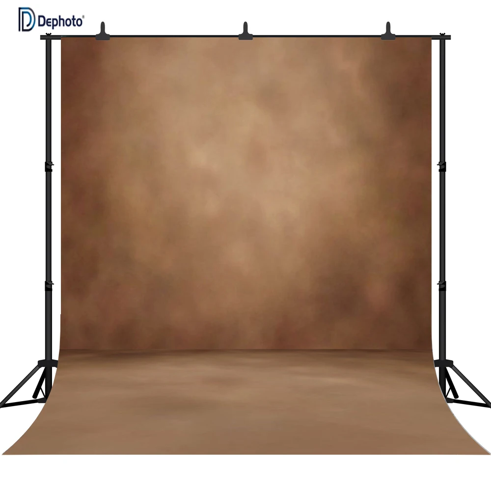 DePhoto ретро коричневый художественный портретный настенный бесшовный Виниловый