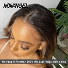 Парик-хайлайтер, невидимый парик с фронтальной сеткой HD, 13x4, парик с фронтальной сеткой, предварительно выщипанные отбеленные узлы, парики на сетке 5x5 HD, парик из плавной кожи