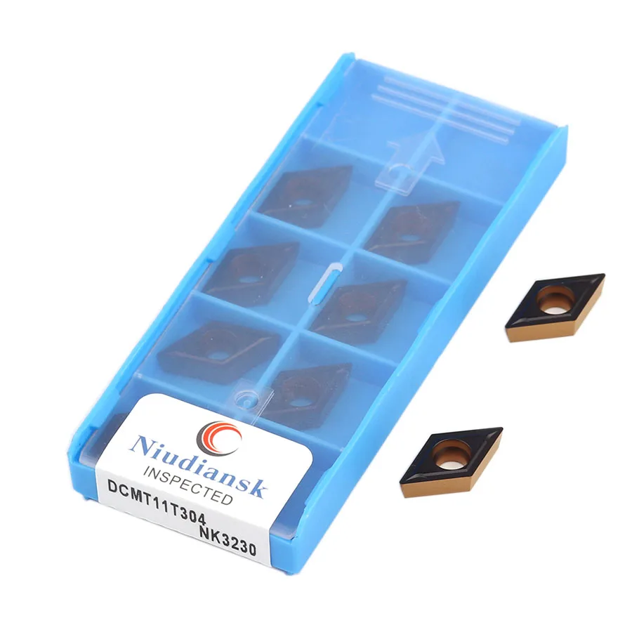 

DCMT11T304 NK3230 Inner Hole Turning Tool DCMT11T308 NK3230 High Quality Two-Color Carbide Insert CNC Lathe Tool,For Steel Parts