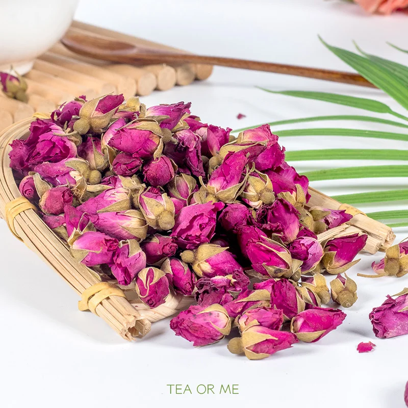 Flower Tea Rose Pingyin Bud Dry Brewed Beauty and 100g | Needles & Cutters