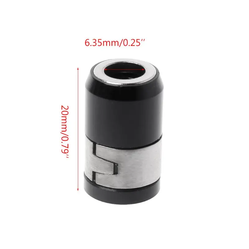 

Magnetic Ring 1/4\" 6.35mm Metal Strong Magnetizer Screw Electric Phillips Screwdriver Bits