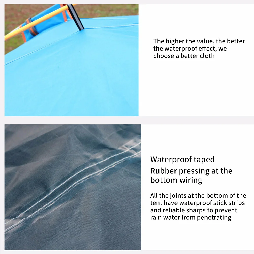 

Camping Tent Waterproof Outdoor Hiking Tent Nylon Backpacking Tent 1-4 Persons Camping Tent Waterproof Tent Trekking Tent