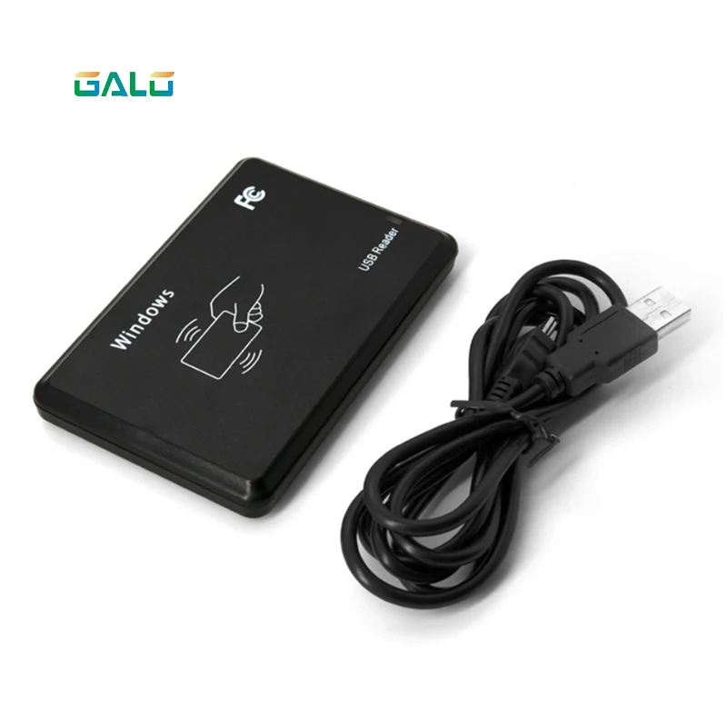 Черный USB RFID Бесконтактный датчик Smart ID EM4001 125 кГц кардридер TK4100|Оборудование для
