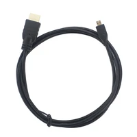4k 1 5m black micro hdmi compatible to hdmi compatible cable for raspberry pi 4 model b model b micro hdmi compatible to cable