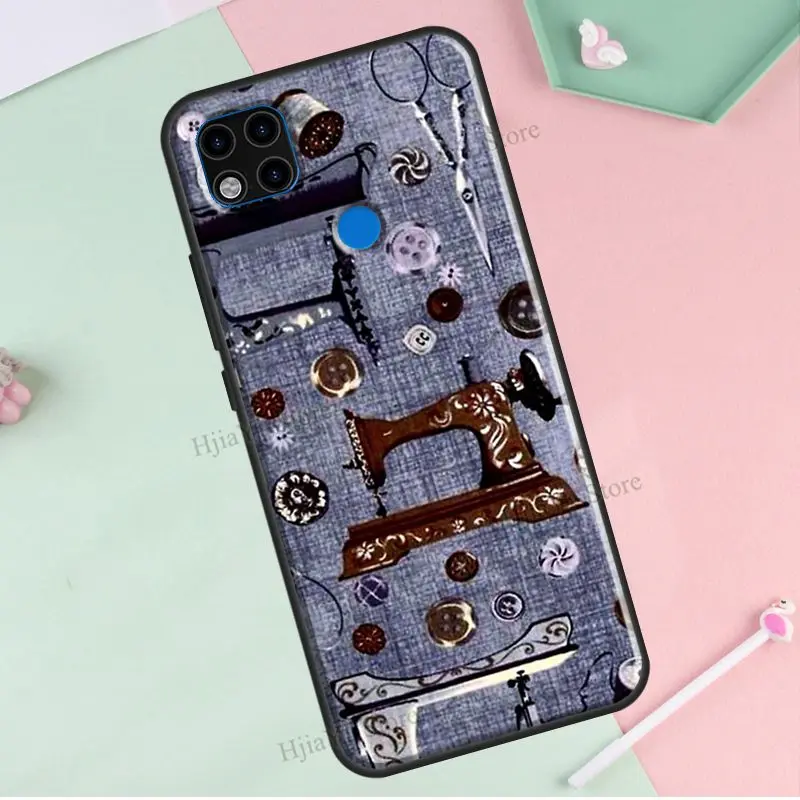 Vintage Sewing Machines Case For Redmi Note 10 Pro 11 9 8 10S 9S 9C 9A 9T Coque | Мобильные телефоны и аксессуары