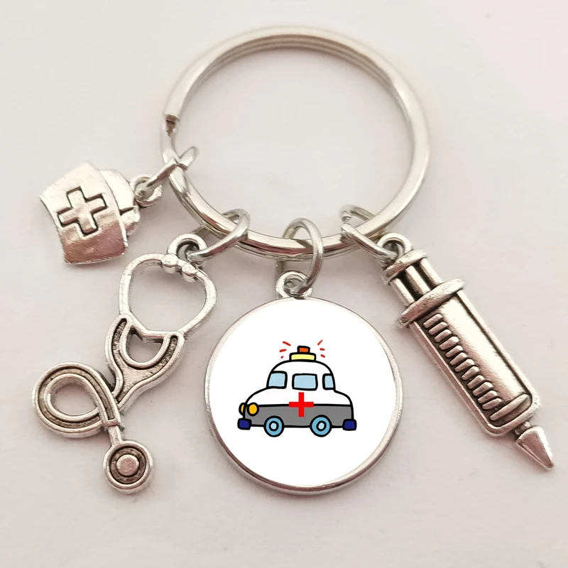 Модный красивый ангел звонок значок шаблона брелок мини медицинская модель