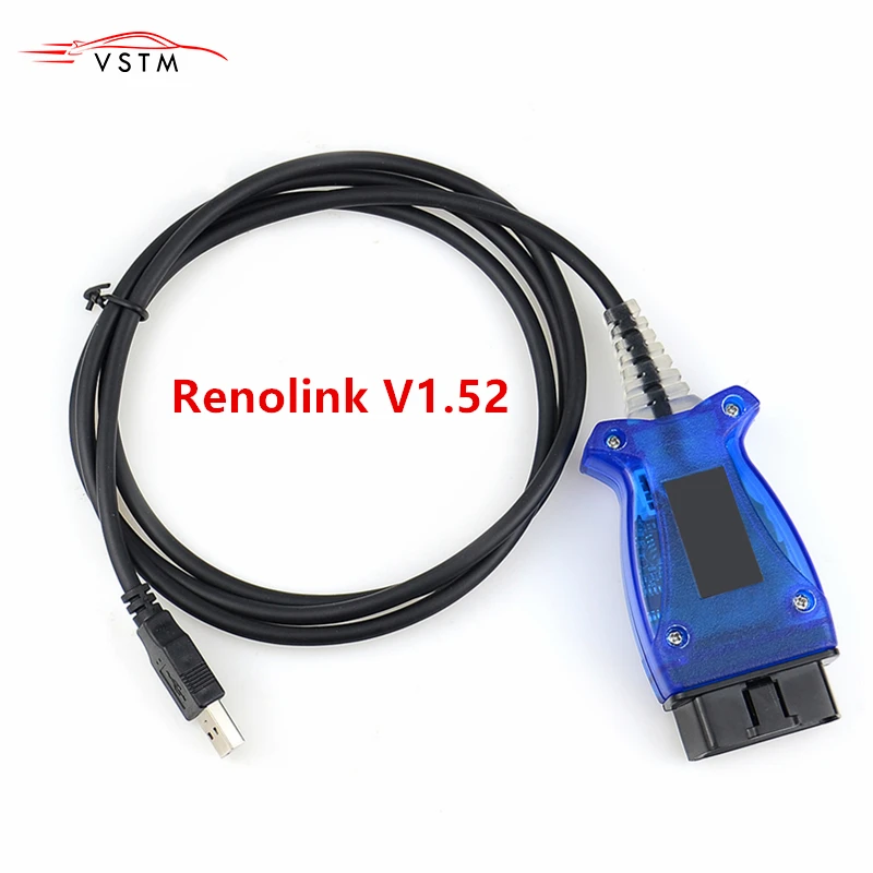Программатор для Renolink V1.52 OBD2 ECU диагностический кабель USB программирования ключей
