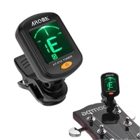 folk acoustic guitar tuner clip on lcd display electronic tuning tuner instrument violin ukulele bass guitar parts accessories