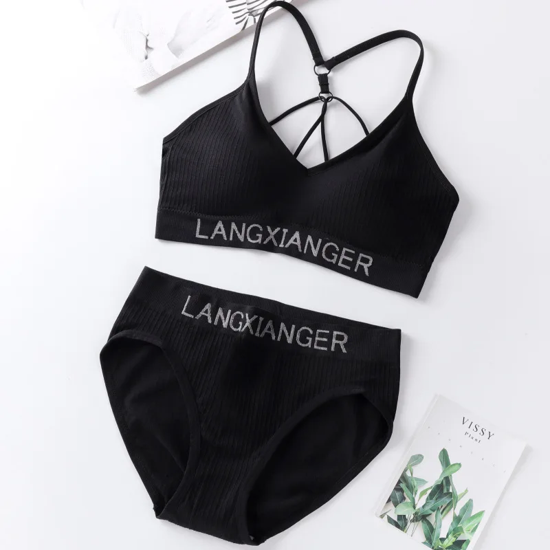 

Seamless seamless underwear ladies suit parachute beauty back wrap chest gather girls bra vest