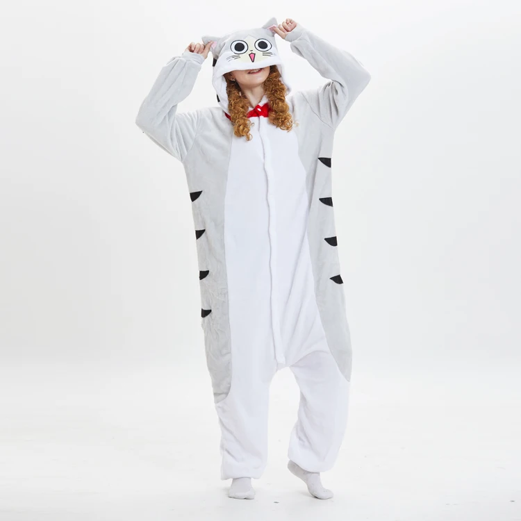 Животные страшный Скелет Череп аниме косплей костюм взрослые дети девочки Ститч