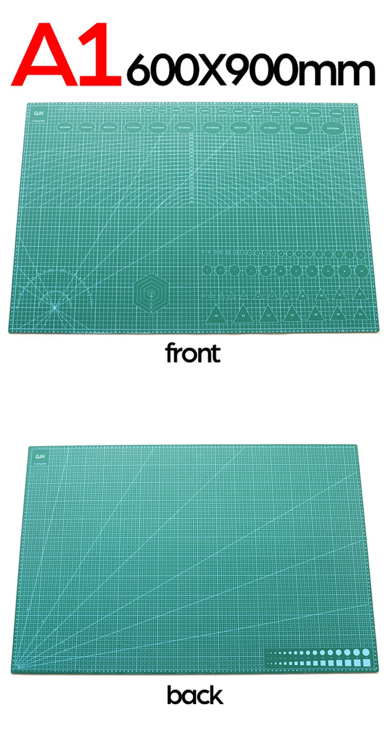 3 мм A1 ПВХ коврик для резки режущий диск в стиле пэчворк двойной печатных