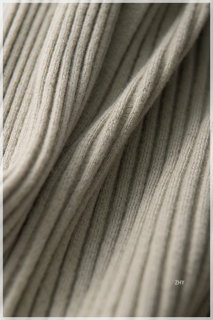 Women Pullovers Wool knitted Sweaters V neck pullover Fall Winter Bottoming knit Natural Silk Basic Sweater