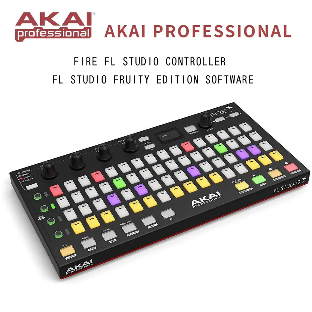 Профессиональный студийный контроллер Akai Fire FL программное обеспечение для