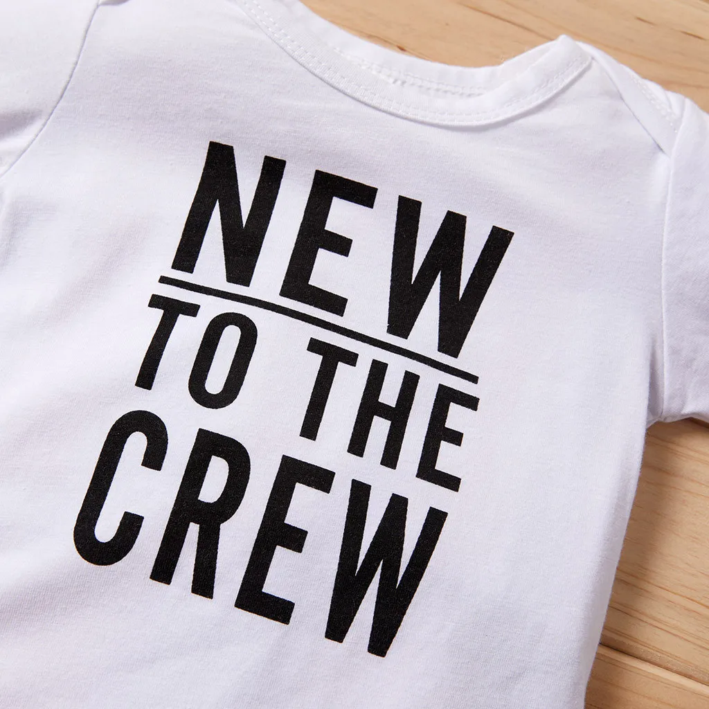 Комплект из 3 предметов комбинезон для малышей с длинными рукавами и буквенным