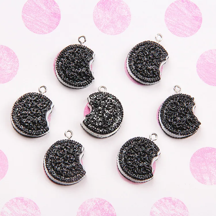 Подвеска в виде печенья 10 шт./упак. пищевая смола подвеска для изготовления