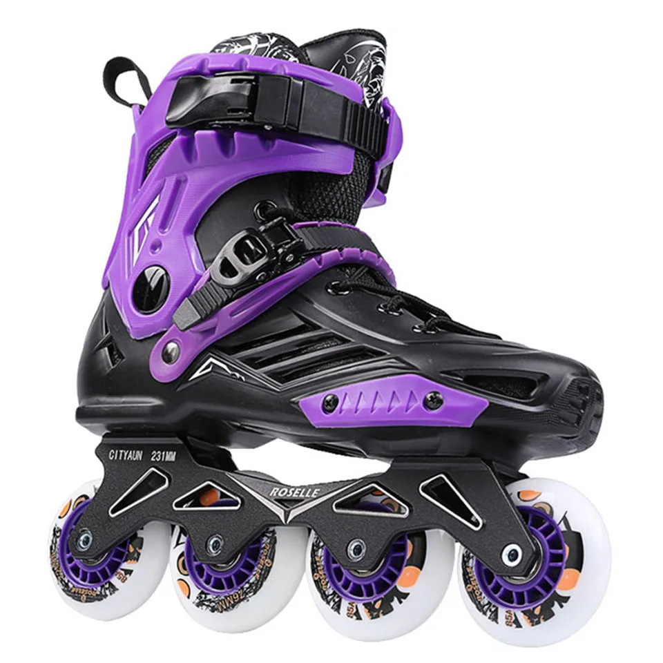

Slalom Skate Inline Skates Professional Adult Roller Skating Shoes Sliding Free Skate Patins 35-46 Good As SEBA Sneakers